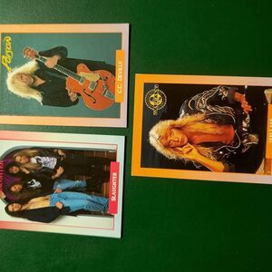 Vintage 1991 Rock Cards - Jani Lane, C. C. Deville & Slaughter
